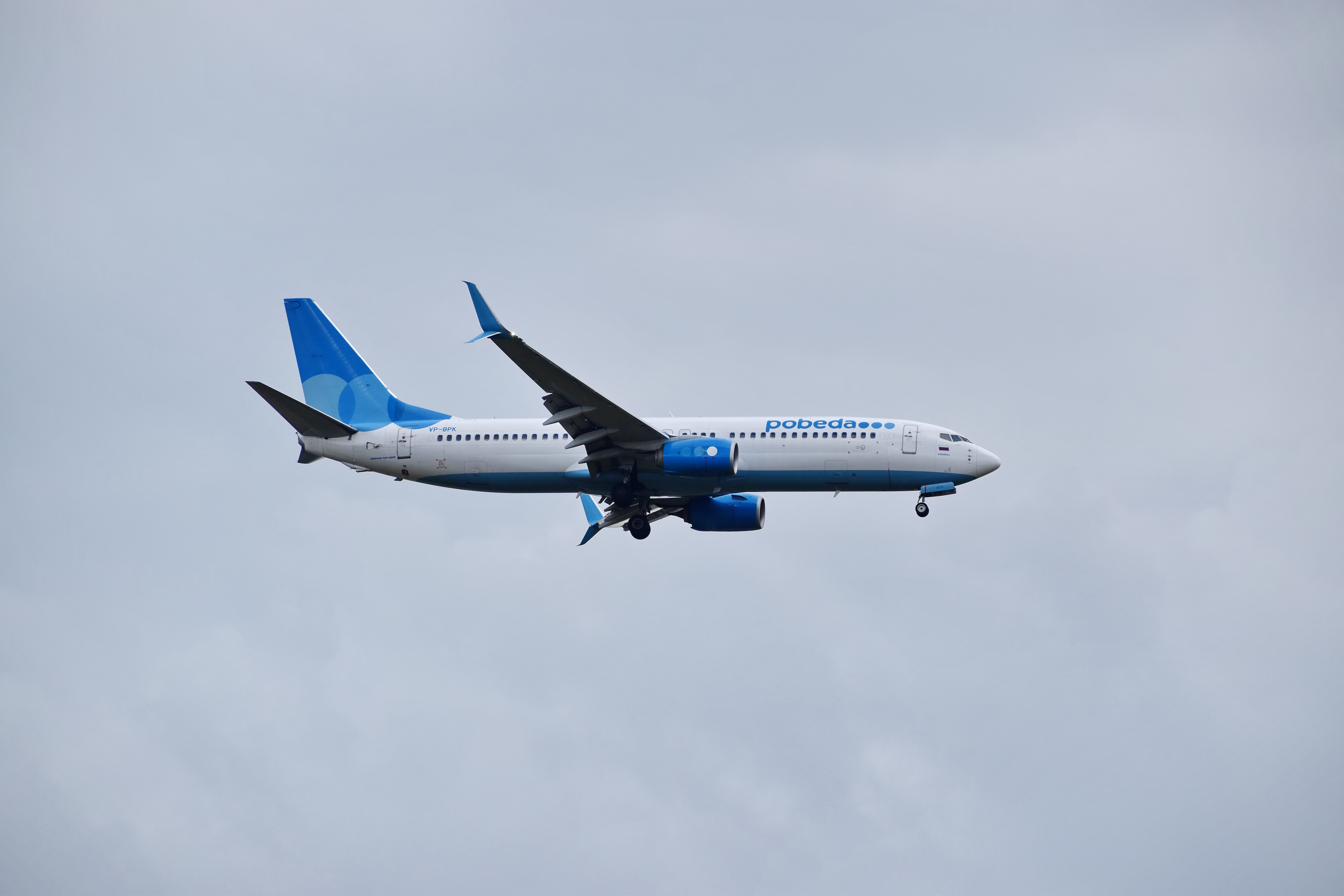 Boeing 737-800 авиакомпании-лоукостера Победа