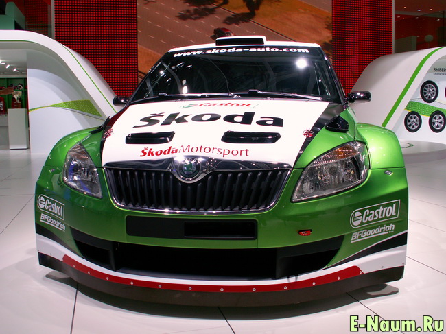 Собственно этот самый Skoda Fabia Super 2000 Sport участвует в соревнованиях