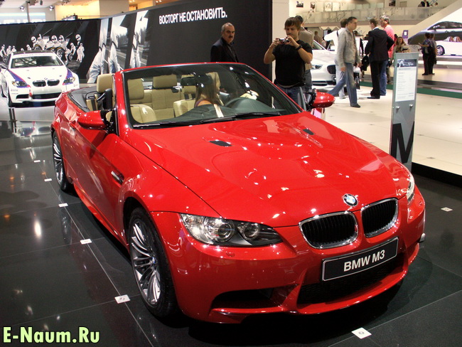 Новый BMW M3 Cabrio - вызывал дикий восторг у публики